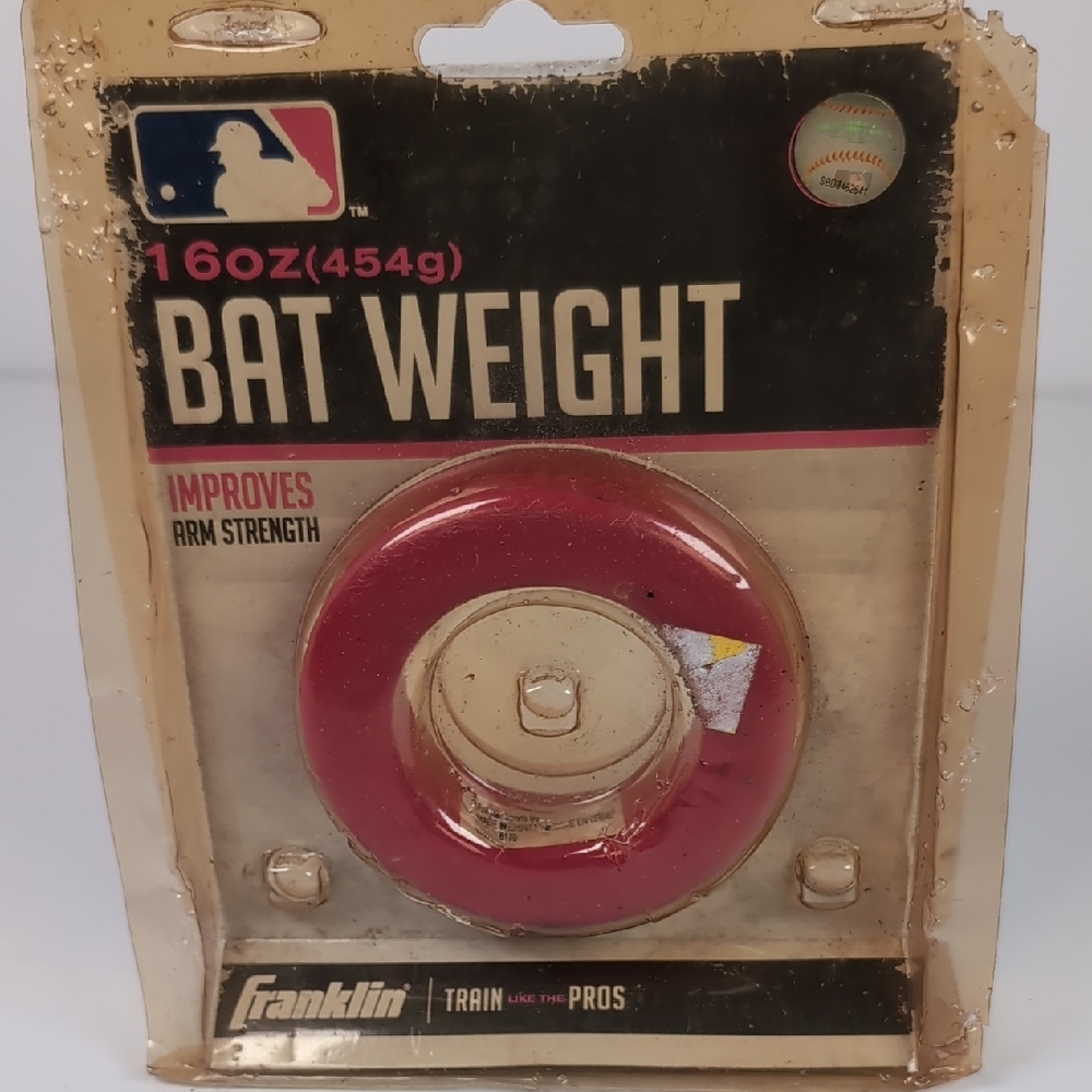 Vintage Franklin Red Bat Weight 16oz